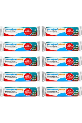 Newtechplast Battal Boy Çöp Torbası Mavi 300 G 10 x 10'lu 72 x 95 CM