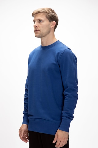 Bad Bear Corner Baskılı Parlament Mavisi Crewneck Erkek Sweatshirt Parlement Mavisi