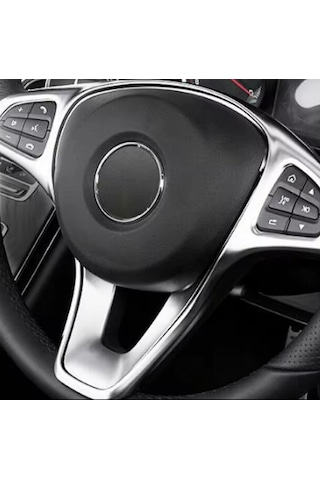 Mercedes C W205 Direksiyon Tuş Çerçevesi Krom 2015-2018