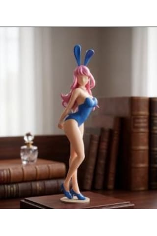 3d Baskı Anime Tavşan Kız Figürü - Oyuncu Odası Ve Kitaplık Aksesuarı