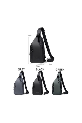 Maoyaya Xb301 Outdoor Erkek Çanta 001, Dayanıklı Göğüs Çantası Siyah
