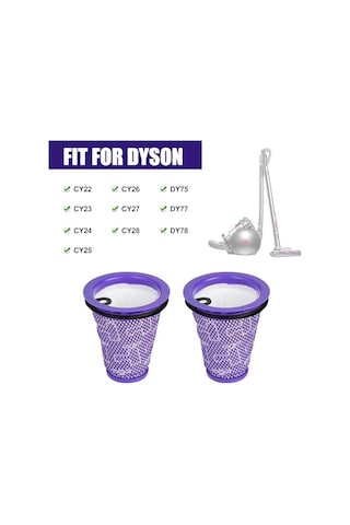 Dyson İle Uyumlu Big Ball Cy22 Cy23 Cy24 Cy25 Cy26 Cy27 Cy28 Dy75 Dy77 Dy78 Elektrikli Süpürge İçin Ön Motor Hepa Fi Genel