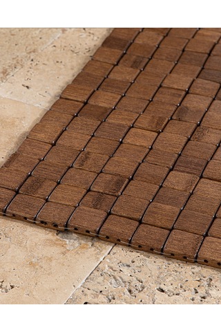 English Home Bamboo Bambu Duş Kaydırmazı Kahve Kahve