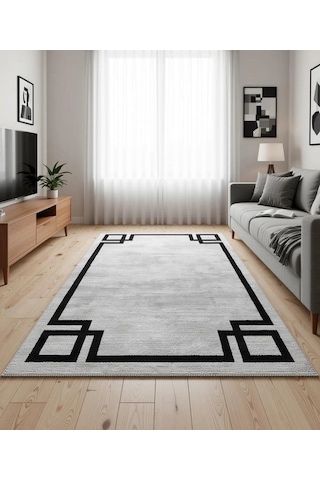 Efsane Halı 200x290 Astra Koleksiyonu 34217-090 Siyah