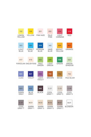 Zig Kurecolor Twin S Kc-3000 36V 36 Renk Marker Set