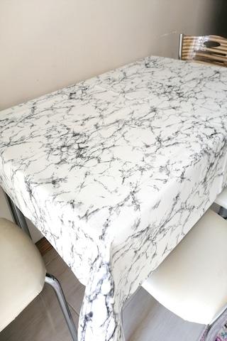 Altı Astarlı Muşamba Masa Örtüsü -kare Yuvarlak Dikdörtgen Mrm