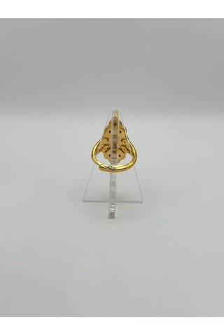 Arnes Jewelry Çelik 22 Ayar Altın Kaplama Ayarlanabilir Yüzük Ar507nes Gold