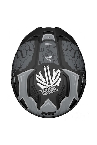 Mt Stinger 2 Tagger B2 Şefaf Vizörlü V-28b Kapalı Kask Mat Renk Çok Renkli