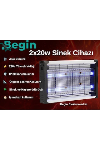 2x20 W Sinek Cihazı 2x20 Watt