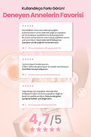 Hamileler İçin Bitkisel İçerikli Nemlendirici Masaj Yağı Atopalm Maternity Care Massage Oil