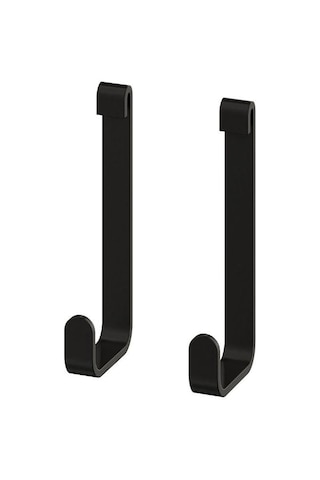 Ikea Enhet Banyo Askısı 2 Kancalı 2'li 6 X 24 Mm Siyah