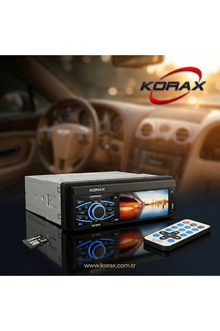 Korax Kx-4010 Ekranlı Oto Mp5 Çalar Bluetooth Görüntü & Müzik Multimedya Sistemi