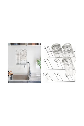 Bardak Düzenleyici Askı Ve Kurutmalık,bulasıklık Duvar Monte 19x12x24cm Sku: Smg8690010572523 -
