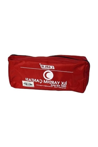 Belgelere Uygun Lüks İlk Yardım Çantası, Kumaş Tasarım Açık Gri