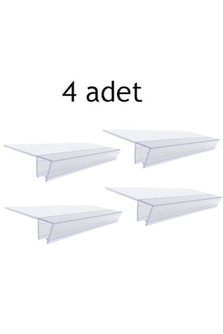Ayrıntıshop Duşakabin Yedek Parça Suluk Yan Fitil 4 Adet 200cm Şeffaf