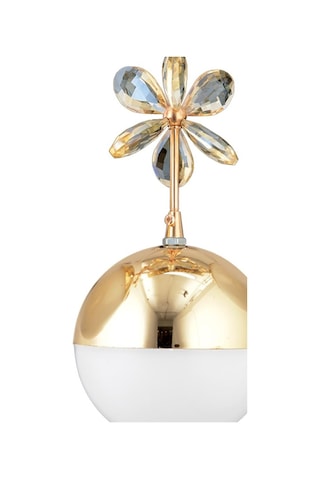 İstanbul Avize Kelebek Tekli Gold Ledli Aplik Altın