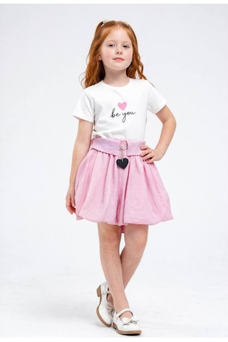 Poala Kids Balon Etekli Takım Pembe