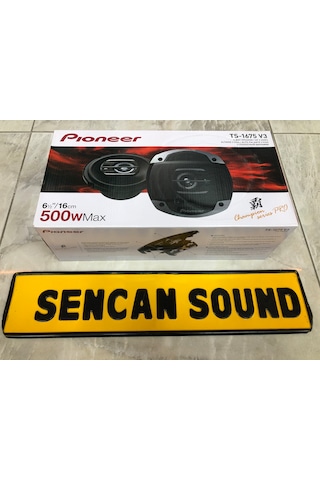 Pioneer Ts-1675v3 500watt Sencan Sound