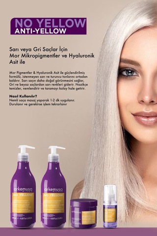 yellow Shampoo 500ml Boyalı