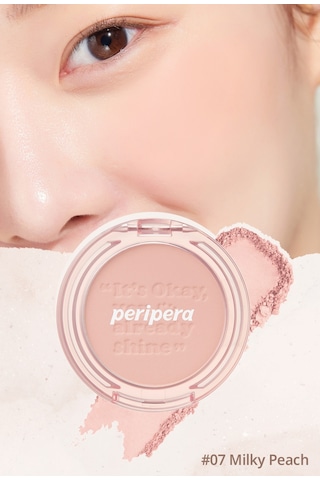 Peripera Pure Blushed Sunshine Cheek 07 Milky Peach