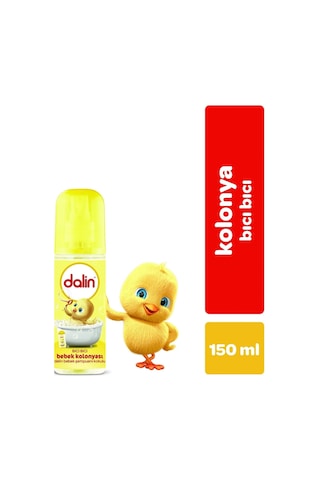 Dalin Bebek Kolonyası 150Ml (Bıcı Bıcı Kokusu) Klasik 12 Li Set