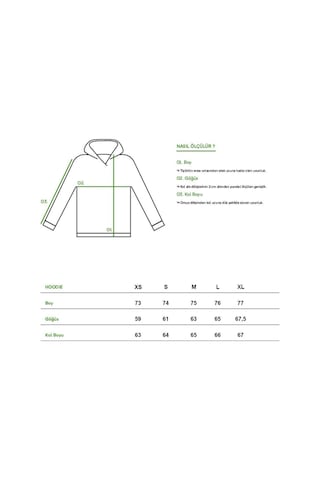 Brz Collection Oversize Unisex Basic Hoodie Antrasit Antrasit