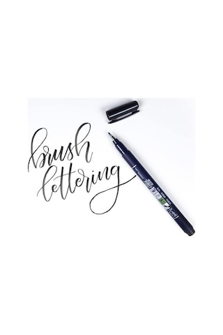 Tombow Ws-bh-1p Fudenosuke Sert Uçlu Fırça Kalemi - Siyah