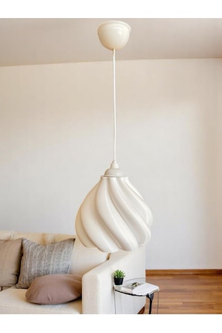 Rüzgar Gülü Modern Sarkıt Avize Nestvibe Beyaz