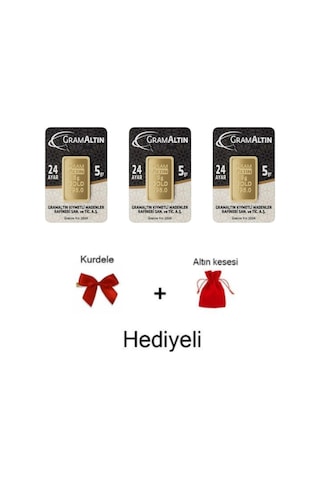 Vıctorıa Gold 3 Adet 5 Gr 24 Ayar 995 Altın (Nadir Yada Gar )