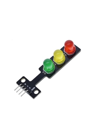 Alkatronik-Trafik Işık Led Modülü 5V Ortak Katot 8Mm Led Kırmızı Sarı Yeşil