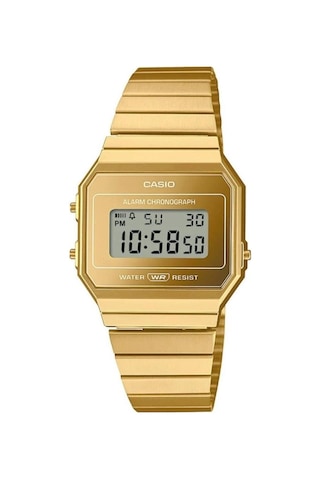 Casio A700wevg-9adf Erkek Kol Saati Altın - Gri