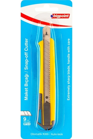 Bigpoint Maket Bıçağı Dar Metal Ağızlı X 24 Blister