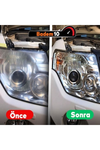 Araç Otomotiv Far Temizle Parlatma İnce Kalın Kum Su Zımpara Kağıt Set 1000-2000-3000 Kum 10 Adet