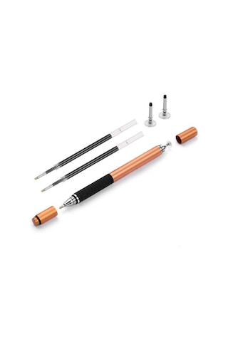 Novahub Altın Renk Wk-125 Çift Fonksiyonlu Dokunmatik Kalem Seti - Telefon & Tablet