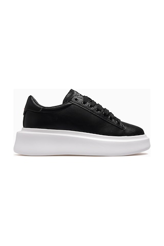 Lufian Grace Kadın Deri Sneaker Ayakkabı 26y 121230109 Siyah