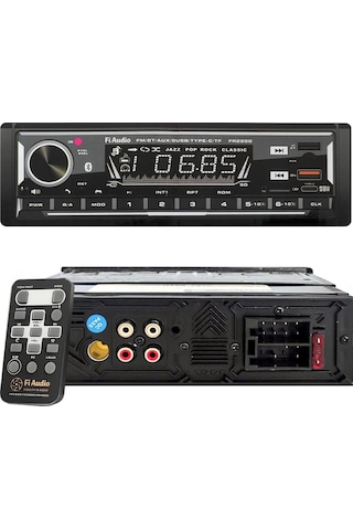 Fi Audio Fr-2200 Oto Teyp 4x50 Watt Bluetooth Carlive 2xusb Type-c Sd Fm Aux Lucest Yeni