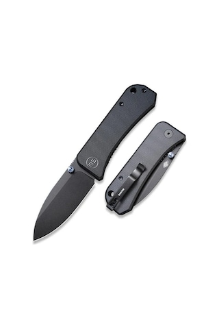 We Knife Banter Black G10 Handle Black Stonewashed Cpm S35vn Blade Kamp Çakı Siyah