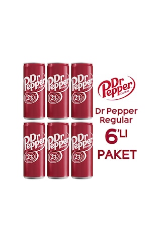 Dr Pepper Cherry Karışık Aromalı Gazlı İçecek 6 x 330 ML