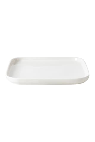 Mudo Home Natura Kare Pasta Tabağı 22cm Beyaz