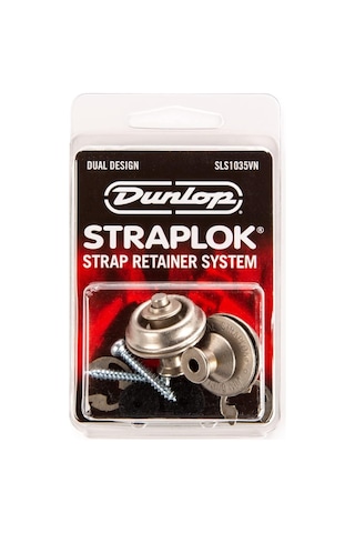 Jim Dunlop Sls1035vn Straplok Askı Kilidi Strap Locks Dual Design Vintage Nickel
