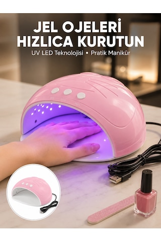 Ultraviyole Led Oje Kurutma Makinesi Usb Kablolu Yeni Nesil - Lisinya