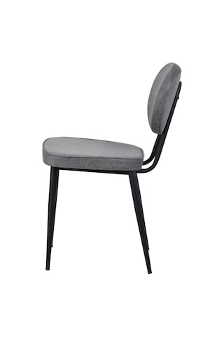 Vilinze Deniz Siyah Ayak Metal Sandalye L-kn-01-siyah Gri