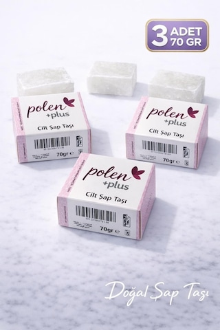 Polenplus Cilt Şapı Şap Taşı 3 Adet