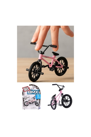 Tech Deck Bmx Bisikleti Cult Pembe Gerçek Metal Çerçeve Parmak Bisiklet Oyuncak Model 12