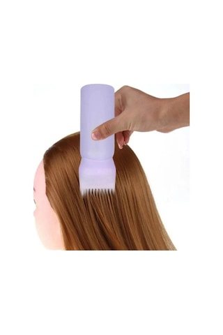 Anadolu Saray Pratik Hazneli Taraklı Saç Boyama Şişesi Saç Yağı Uygulama Tarağı