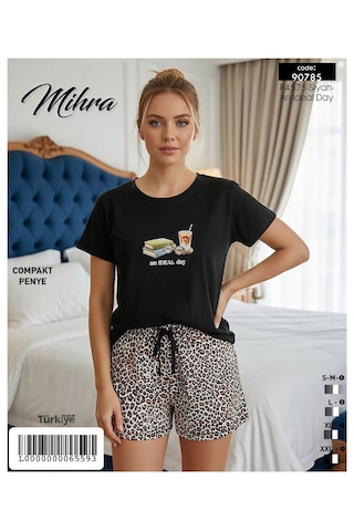 Miressa Leopar Pijama Takımı Miressa Leopar Pijama Takımı