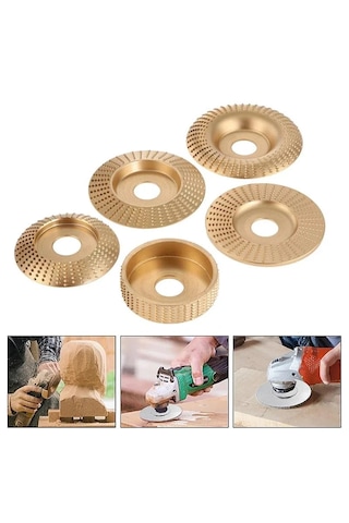 Ahşap İşleme Törpü Disk Seti 5 Parça Avuç Taşlama İçin