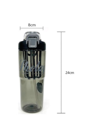 Shotay Class Tritan Bardak Matara 950ml Siyah Siyah