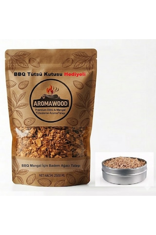 Badem Ağacı & Dağ Kekiği Özü Tütsüleme Talaşı Grill Mangal & Bbq Barbekü İçin Yoğun Aroma