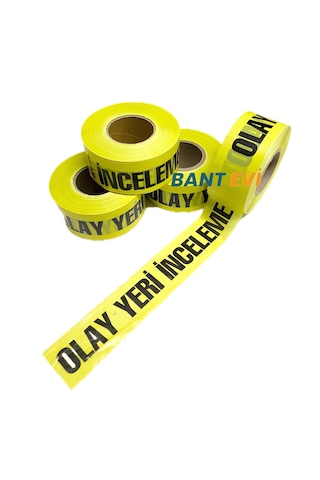 Olay Yeri İnceleme Bandı 50mt Olay Yeri İkaz Şeridi (Yapışkansız)